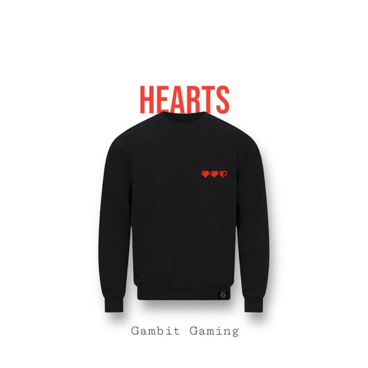 Hearts Sweater - Gambit Gaming